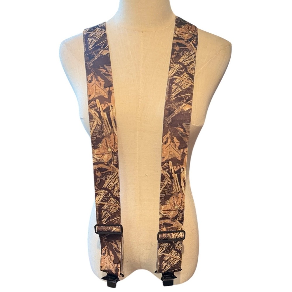AWP Mens Camo Suspenders Advantage MAX-4 HD Real Tree Adjustable 2‎ Inch Straps